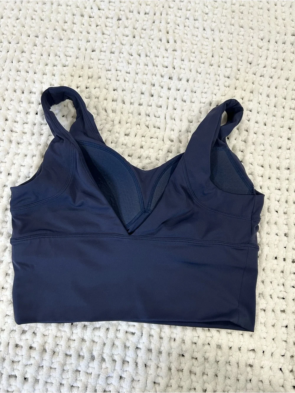 Neutral & Navy Seamless Sports Bras - Set of 3 - Picture 9 of 9